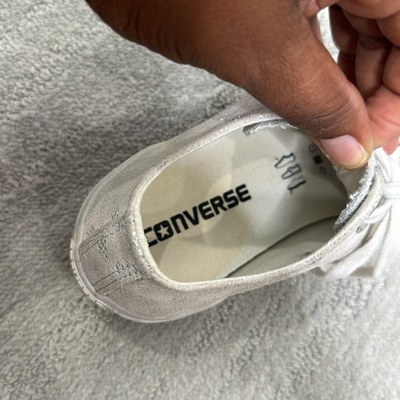 Converse Chuck Taylor All-Star Women’s shoe silver cheetah Converse Sneakers - Picture 8 of 11